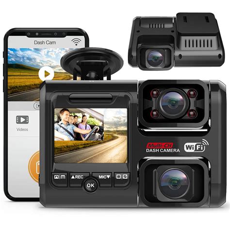 Upgrade K P Front Fhd P P Dual Dash Cam With Wifi