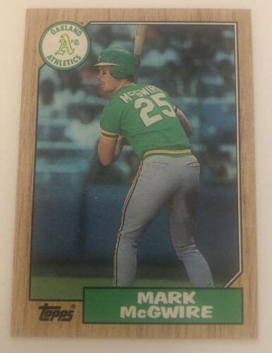 Topps Mark Mcgwire Ebay