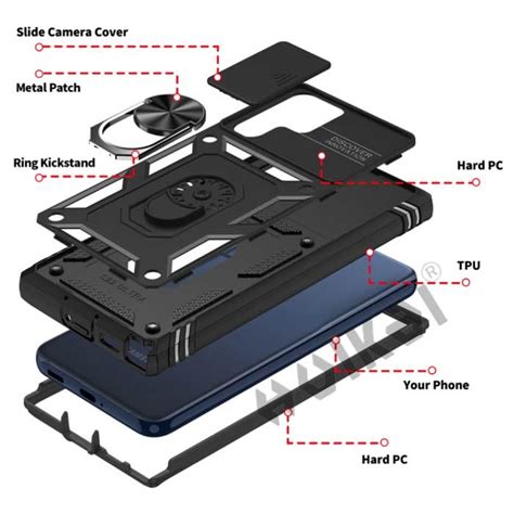 Samsung Galaxy S21 Armor Case Con Soporte Y Protección De Cámara Stuff Enoughbe