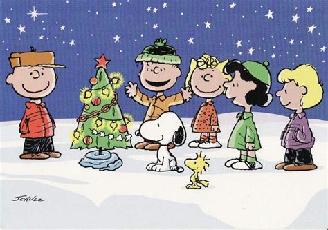 Snoopy And The Gang Merry Christmas Merry Christmas Charlie Brown