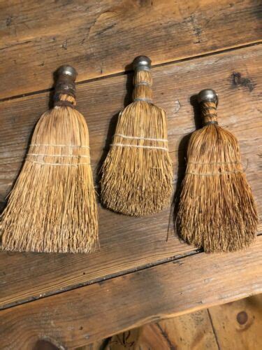 Lot Of 3 Primitive Antique Vintage Whisk Brooms Antique Price Guide