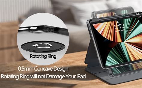 Nimin Rotating Case For Ipad Pro 11 1st 2nd 3rd 4th Gen Ipad Air