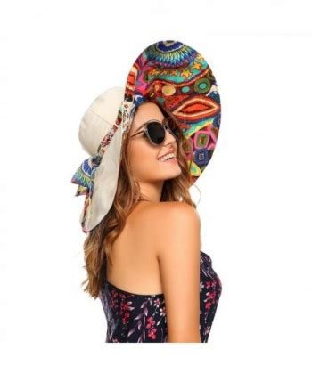 Women S Floral UPF 50 Foldable Reversible Wide Brim Cap Floppy Travel