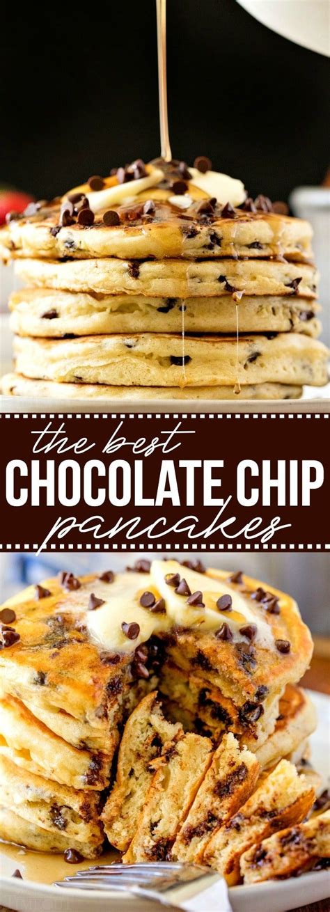 The Best Chocolate Chip Pancakes Youll Ever Try This Easy To Follow