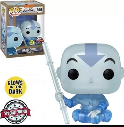 Funko Pop Avatar O Ltimo Mestre Do Ar Aang Glow Spirit Dia Da Terra