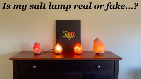 How To Tell If Salt Lamp Is Real Or Fake Youtube