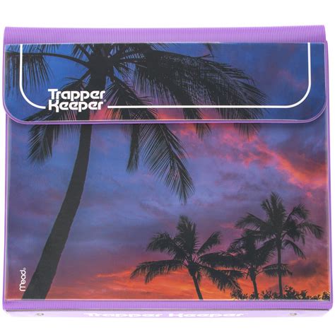 Trapper Keeper Binder Palm Trees 80s 90s Retro Trapper Keeper Mead