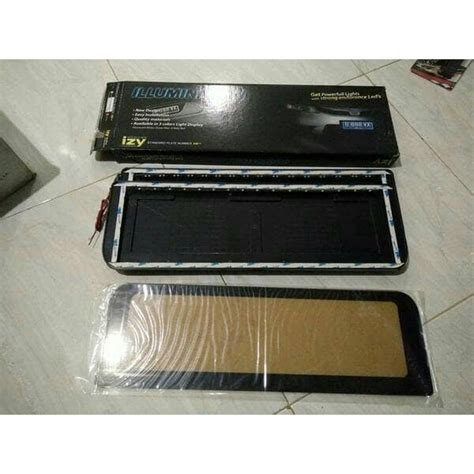 Jual Dudukan Tempat Plat Nomor Mobil Acrilic Akrilik Izy Lampu Led 46