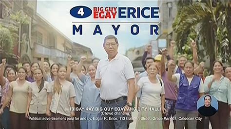 Erice Egay Aksyon Paid Tv Ad May 5 To 7 2022 30s Caloocan City