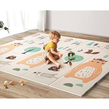 Amazon Baby Play Mat 79 X 71 Reversible Waterproof Foldable