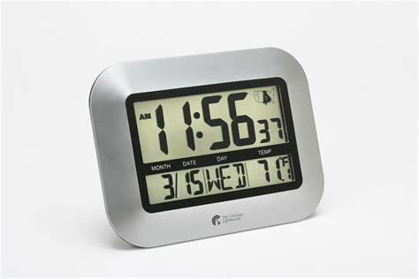 Digital Atomic Wall Clock; 10 x 7 Inch