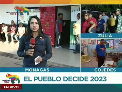 Monagas Pueblo De La Entidad Se Moviliza Para Votar En Defensa De