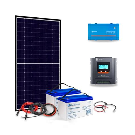 Kit Solaire W Autonome V V Va Stockage Wh