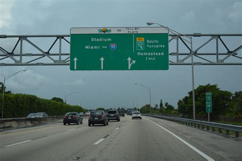 Floridas Turnpike South Broward County And Miami Gardens Aaroads