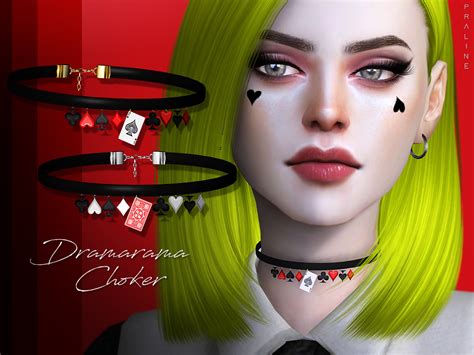 Pralinesims Choker With 12 Swatches Emily CC Finds