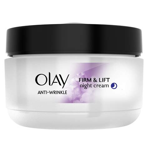 Olay Anti Wrinkle Firm And Lift Anti Ageing Moisturiser Night Cream 50 Ml Uk Beauty