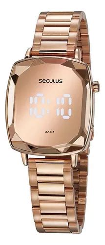 Reloj digital para mujer Seculus Rosê 77077lpsvrs2 MercadoLibre