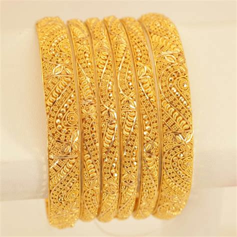 K Gold Bangles Designs Price Dubai Nigerian Gold Bangles Women Pcs