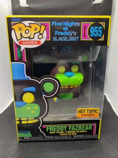 FUNKO POP FIVE Nights At Freddy S Fazbear Blacklight Hot Topic FNAF Pop PicClick AU
