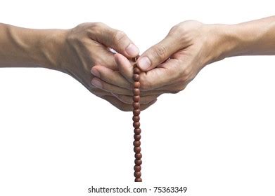 1 804 Praying Hands Holding Prayer Beads Isolated Images Stock Photos