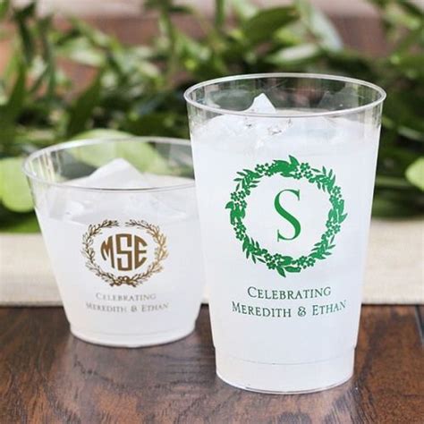 Brighten Any Event With These Personalized Clear Party Cups Fill These