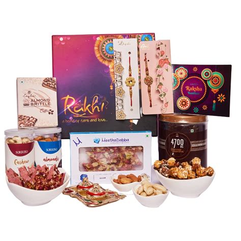 The Gift Tree Premium Kaju Katli Dry Fruits Rakhi Gift Hamper Box