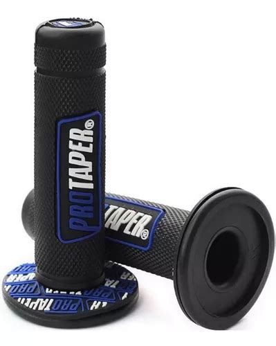 Pu Os Protaper Negro Azul Moto Excelente Agarre Stunt Cross Meses Sin