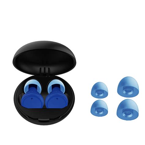 Blue Active Noise-Cancelling Earplugs|Ear Plugs For Sleeping 45dB Noise