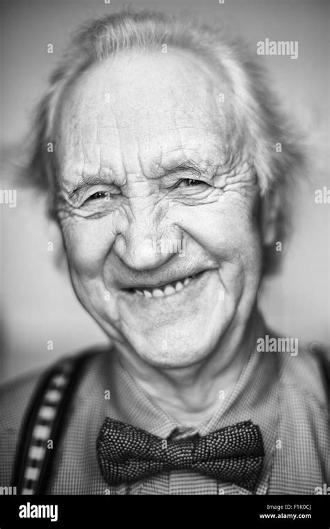 Wrinkled Old Man Black And White Stock Photos And Images Alamy