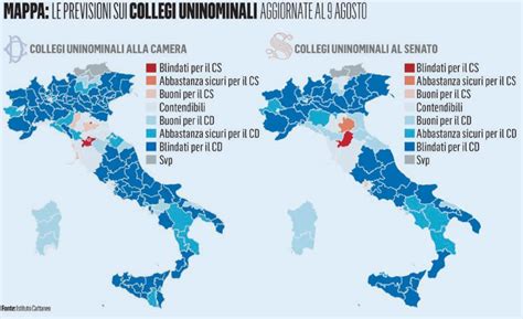 Sondaggi l Italia può diventare quasi tutta blu la vittoria del