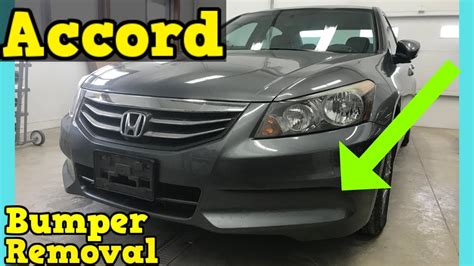 How To Replace The Front Bumper On A Honda Accord How To Rem