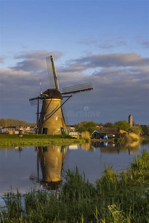 Traditional Dutch Windmills in Kinderdijk - Unesco Site, the ...