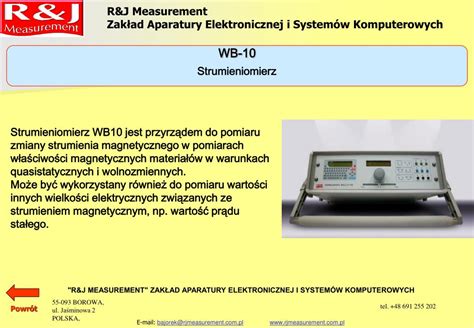 Ppt R J Measurement Zak Ad Aparatury Elektronicznej I System W