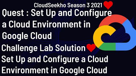 Set Up And Configure A Cloud Environment In Google Cloud Challenge Lab