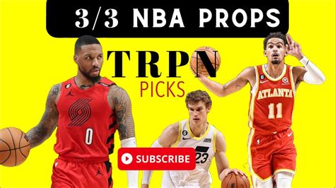 Nba Player Prop Picks And Predictions Today Friday 3323 Best Nba