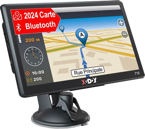 Xgody GPS Voiture Bluetooth 7 Pouces Avec Fonction Mains Libres