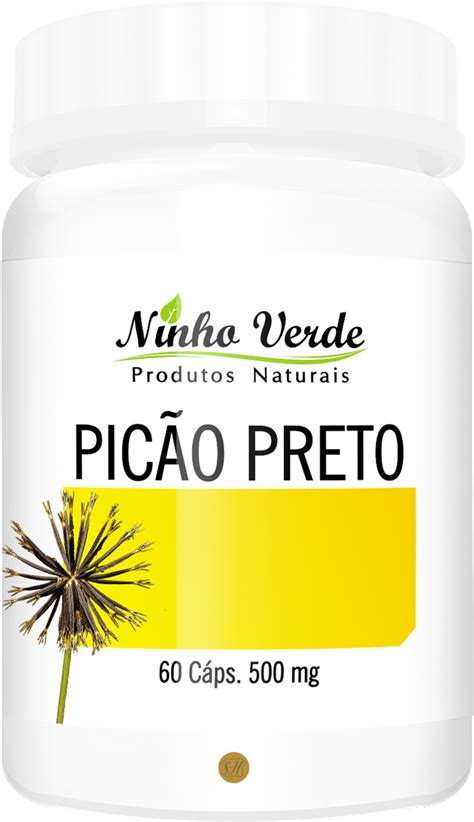 PICÃO PRETO 500MG 60 CÁPSULAS NINHO VERDE Armazém Santa Helena