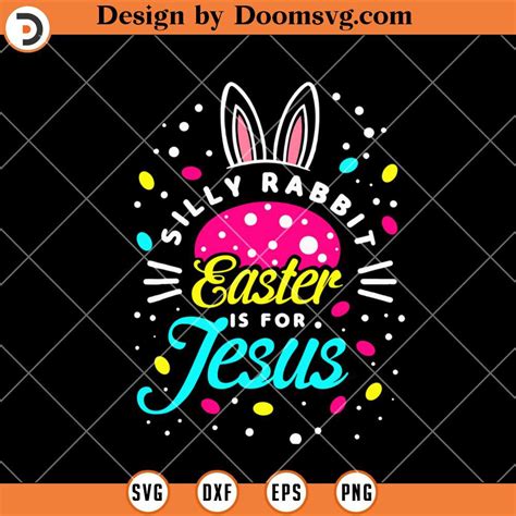 Couple Rabbit Wear Polka Dot Glasses Svg Easter Bunny Svg Doomsvg