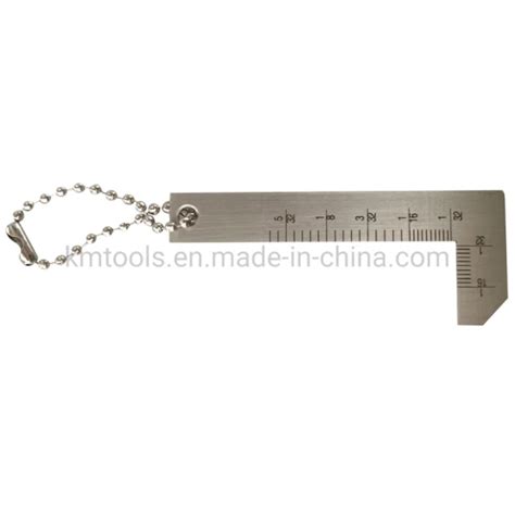 Chamfer Gauge Chamfering Inspection Tool Metric And Inch Stainless