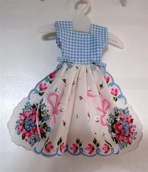 Hankie Dresses For All Occasions Etsy Handkerchief Crafts Crochet