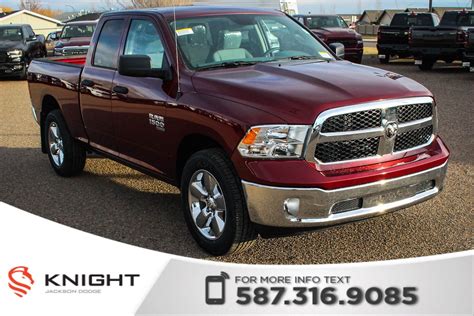 New 2019 Ram 1500 Classic Sxt Plus Quad Cab V6 Quad Cab In Knight Dodge