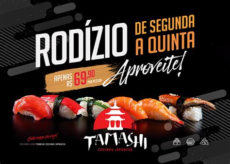 Tamashi Cozinha Japonesa On Behance
