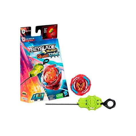 Comprar Beyblade Burst Quadstrike Kit Inicial Con Zeal Achilles A8 Toy Planet