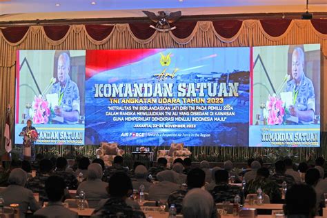 Komandan Batalyon Komando Kopasgat Hadir Dalam Apel Komandan Satuan