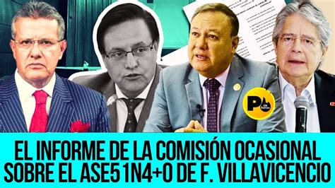 Dr Augusto Tandazo El Informe de la Comisión Ocasional sobre el