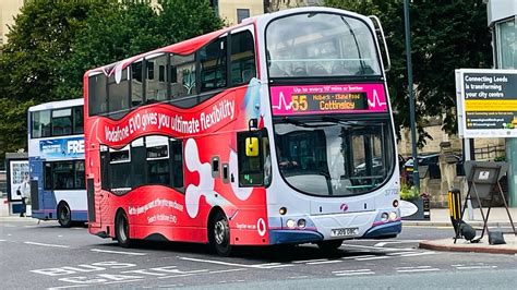 First Bus Leeds 37708 On 55 From Leeds To Cottingley Youtube