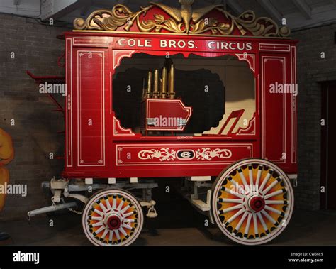 An Old Circus Wagon At The Circus World Museum In Baraboo Wisconsin