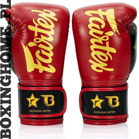 Rękawice bokserskie FAIRTEX FXB BG V2 red black Zobacz na Boxinghome pl