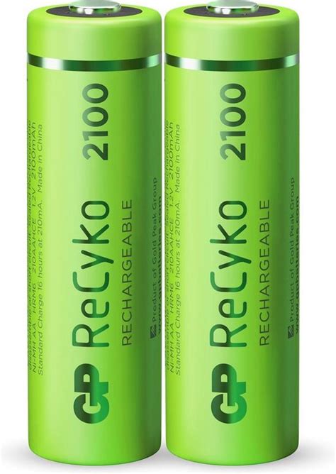 GP Batteries 2100 MAh AA Oplaadbare Batterij Nikkel Metaalhydride NiMH