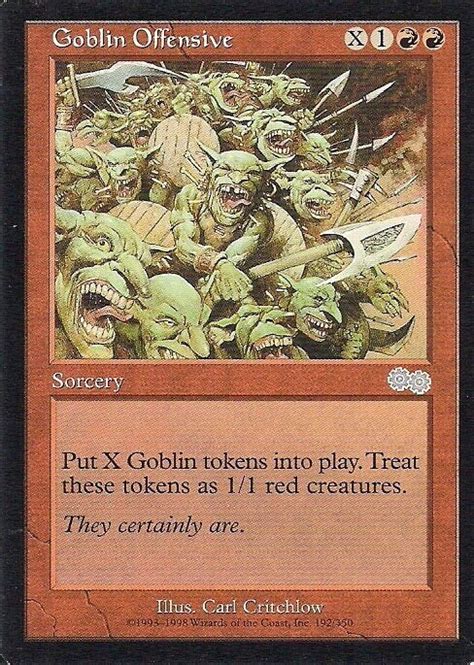 Goblin Offensive Magic The Gathering Edition Set Series Urzas